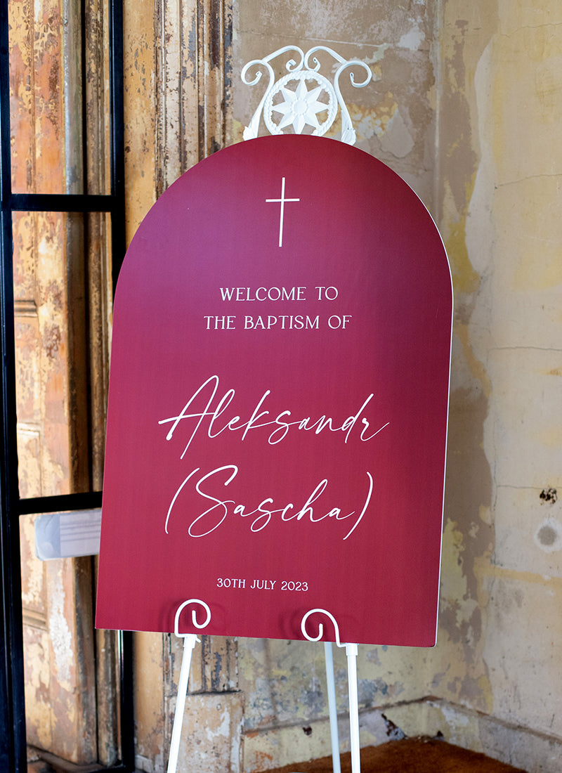 Baptism Welcome Signs