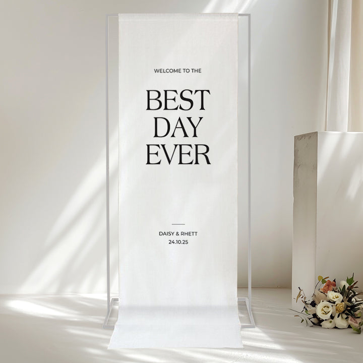 FABRIC SIGN 07 - Best Day Ever