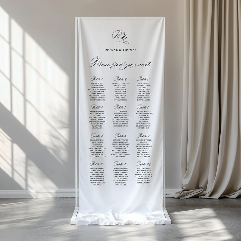 Florence Fabric Seating Chart