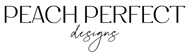 Peach Perfect Wedding and Event Stationery and Signage Logo
