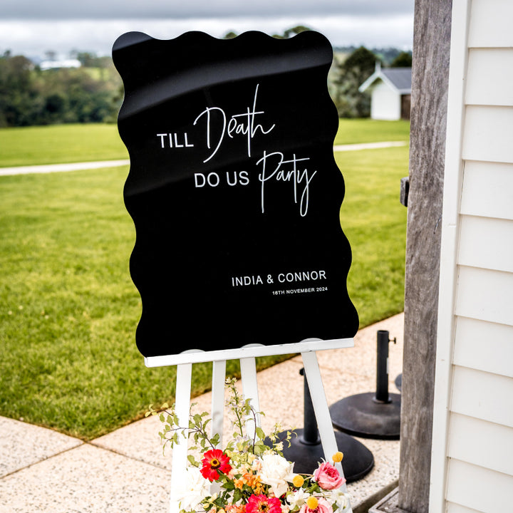 Till Death Do Us Party Sign - 03