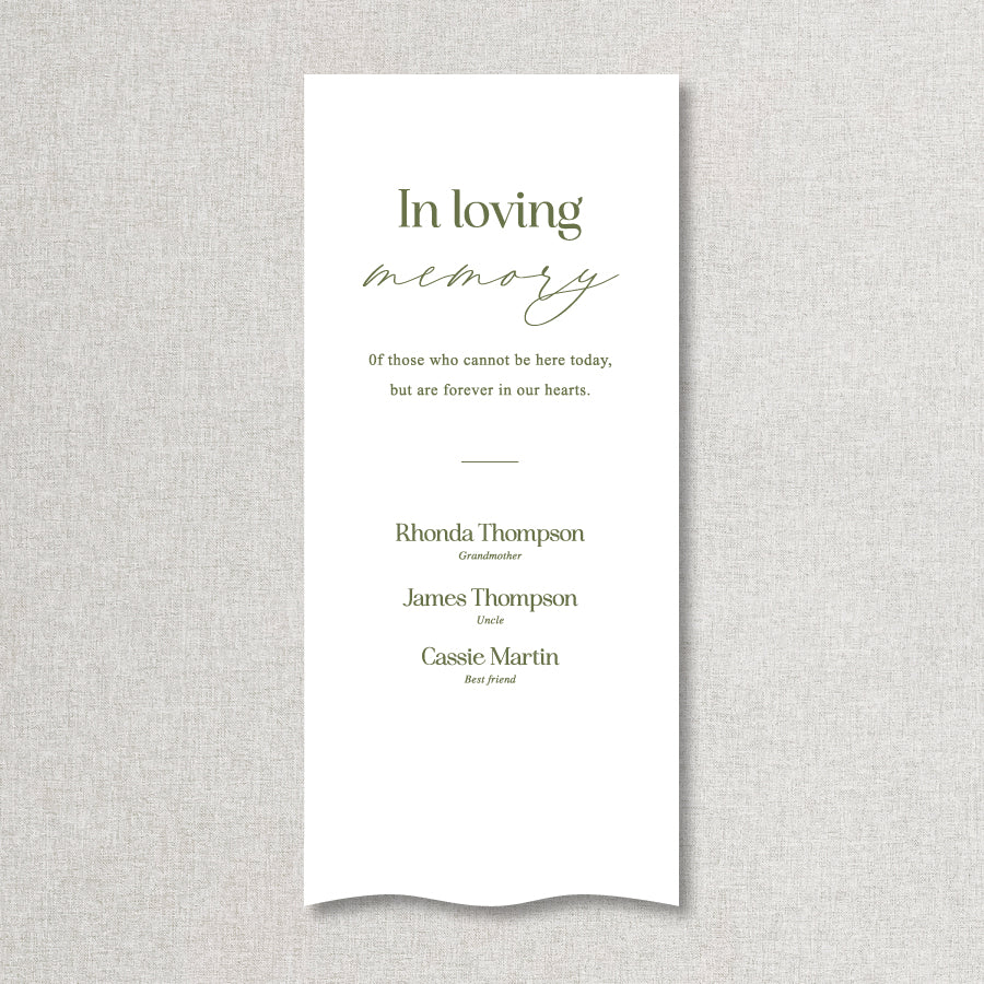 Jacqui Fabric Memory Sign