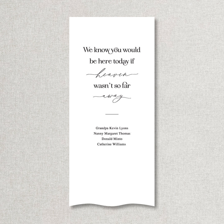 Jacqui Fabric Memory Sign