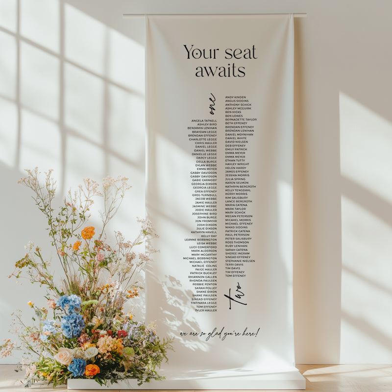 Abigail Fabric Seating Chart