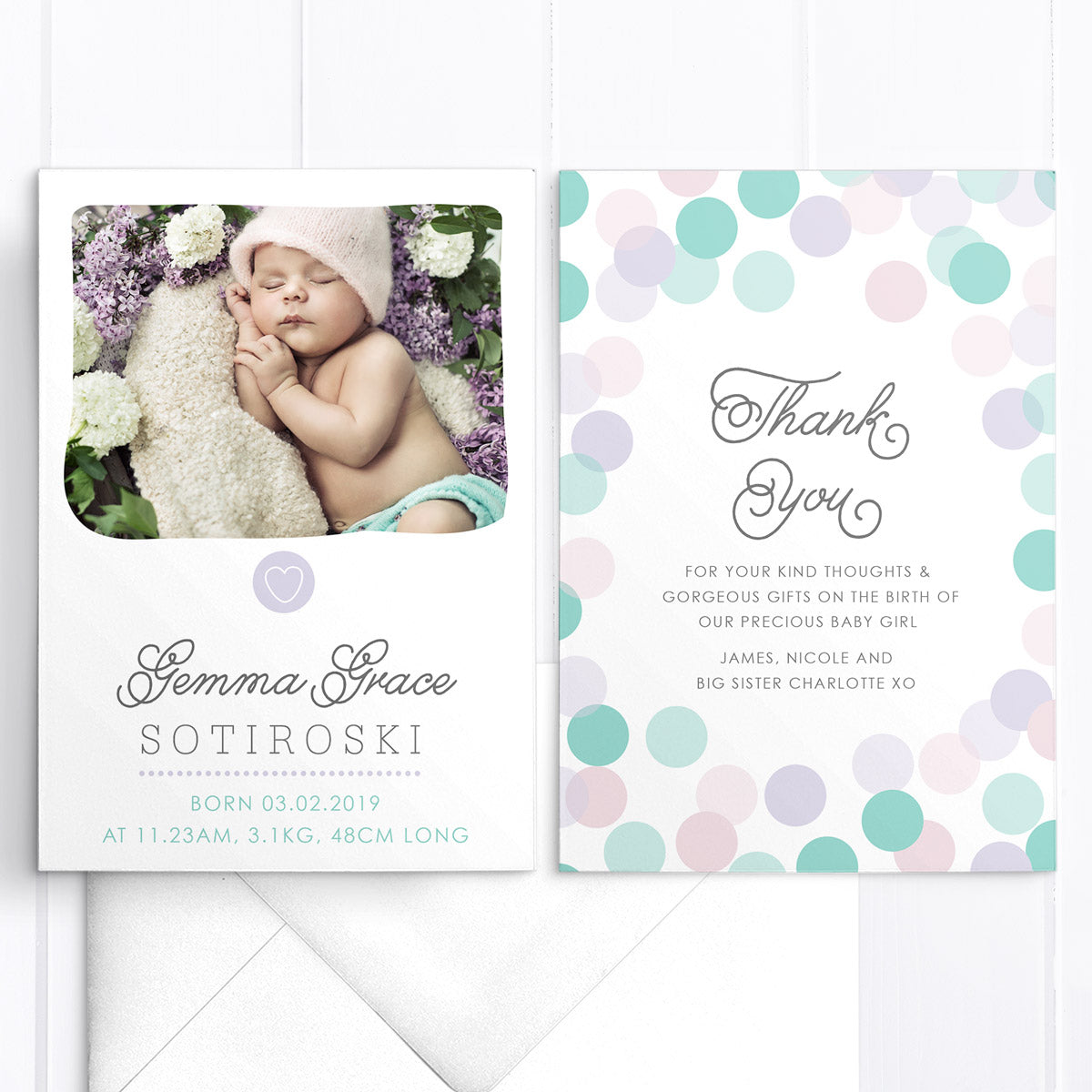2019 birth best sale announcements