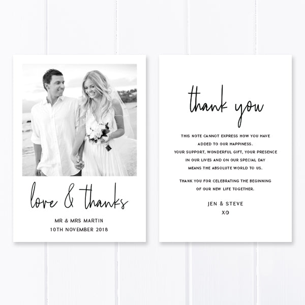 Wedding thank you cards deals