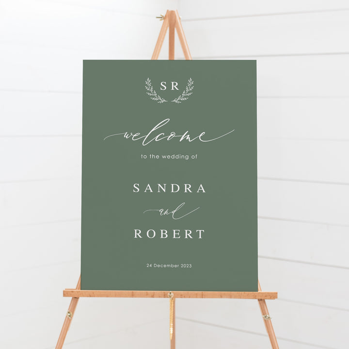 Welcome Sign - Sandra
